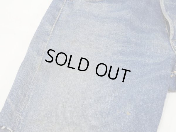 画像8: 50s LEVI'S 501XX DENIM PANTS CUT OFF (8)