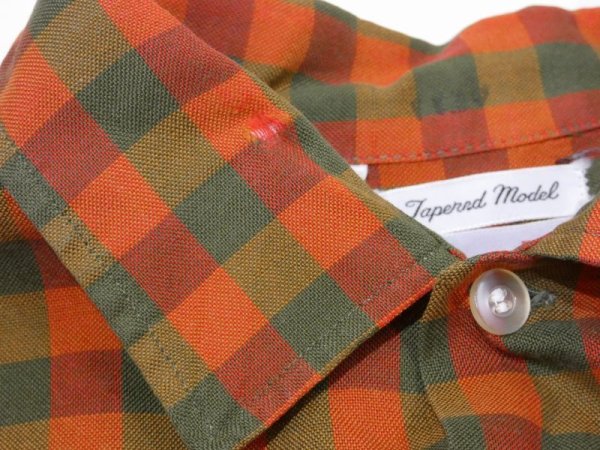画像5: 60s Paddle&Saddle OPEN COLLAR PLAID S/S SHIRT (5)