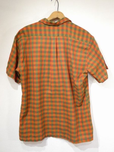 画像2: 60s Paddle&Saddle OPEN COLLAR PLAID S/S SHIRT (2)