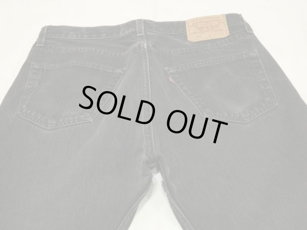 画像12: 90s Levi'ｓ501 SULFUR DYE BLACK DENIM PANTS  (12)