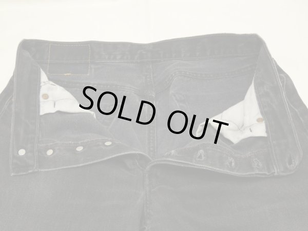 画像7: 90s Levi'ｓ501 SULFUR DYE BLACK DENIM PANTS  (7)