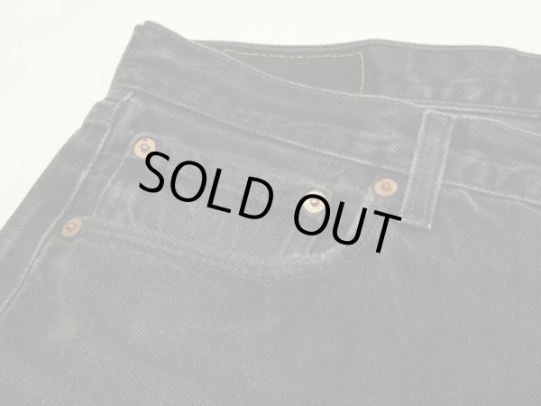 画像5: 90s Levi'ｓ501 SULFUR DYE BLACK DENIM PANTS  (5)