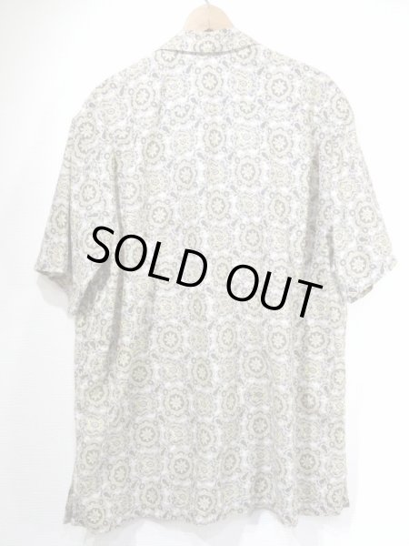 画像2: 60s Littler IZOD PAISLEY EMBLEM PATTERN OPEN COLLAR S/S SHIRT (2)