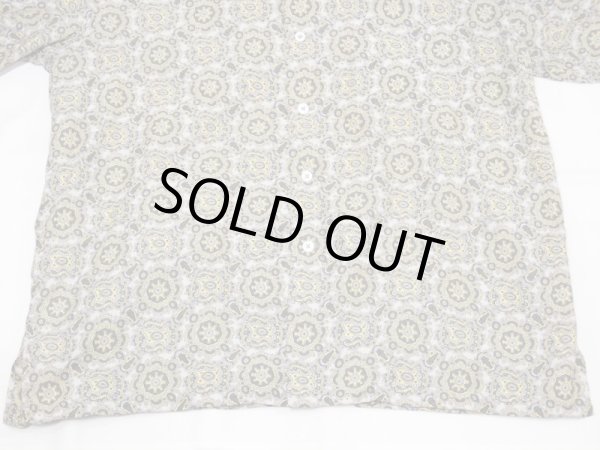 画像8: 60s Littler IZOD PAISLEY EMBLEM PATTERN OPEN COLLAR S/S SHIRT (8)