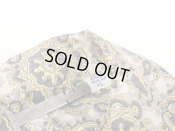 画像4: 60s Littler IZOD PAISLEY EMBLEM PATTERN OPEN COLLAR S/S SHIRT (4)