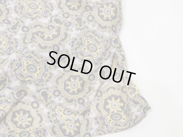 画像9: 60s Littler IZOD PAISLEY EMBLEM PATTERN OPEN COLLAR S/S SHIRT (9)