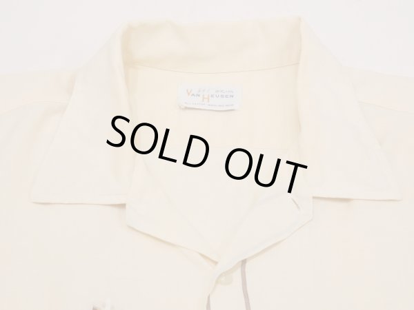 画像4: 60s VAN HEUSEN COTTON OPEN COLLAR S/S SHIRT (4)