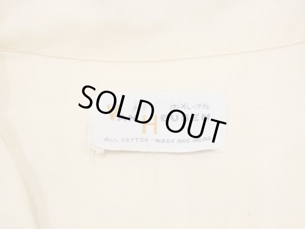 画像3: 60s VAN HEUSEN COTTON OPEN COLLAR S/S SHIRT (3)