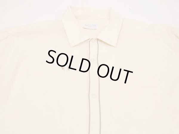 画像6: 60s VAN HEUSEN COTTON OPEN COLLAR S/S SHIRT (6)