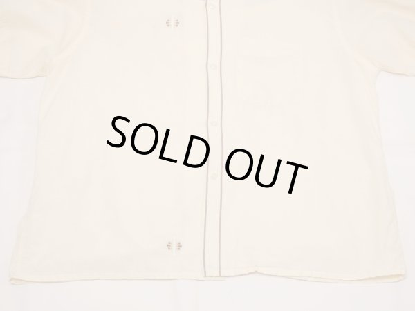 画像7: 60s VAN HEUSEN COTTON OPEN COLLAR S/S SHIRT (7)