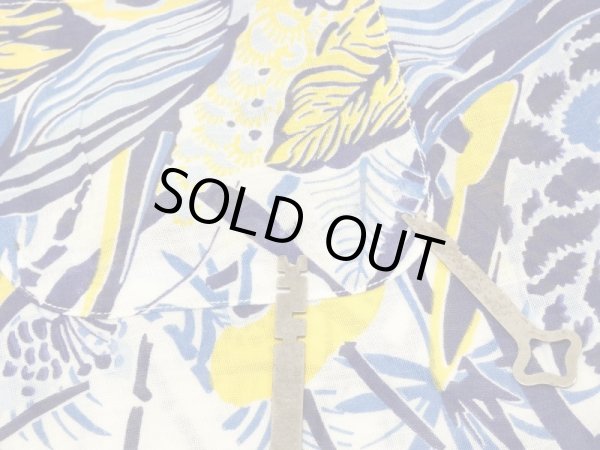 画像9: 50s VAN HEUSEN TROPICAL FLOWERS SWITCHING PATTERN HAWAIIAN SHIRT (9)