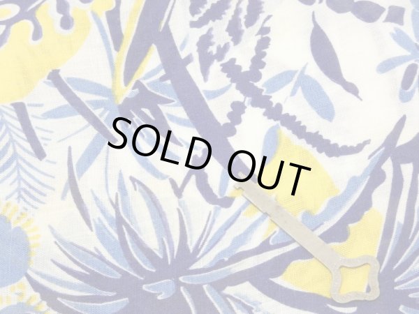 画像13: 50s VAN HEUSEN TROPICAL FLOWERS SWITCHING PATTERN HAWAIIAN SHIRT (13)