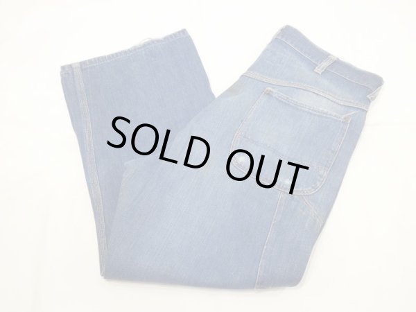 画像3: 50s JC Penney BIG MAC DENIM PAINTER WORK PANTS (3) (3)