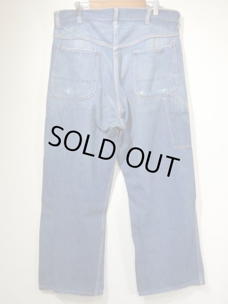 画像2: 50s JC Penney BIG MAC DENIM PAINTER WORK PANTS (3) (2)
