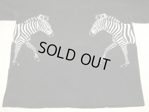 画像6: 80s Harlequin ZEBRA DESIGN PRINT T-SHIRT MADE IN USA (6)