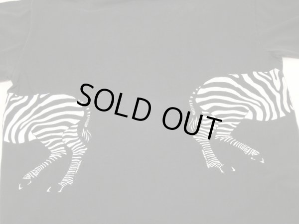 画像9: 80s Harlequin ZEBRA DESIGN PRINT T-SHIRT MADE IN USA (9)