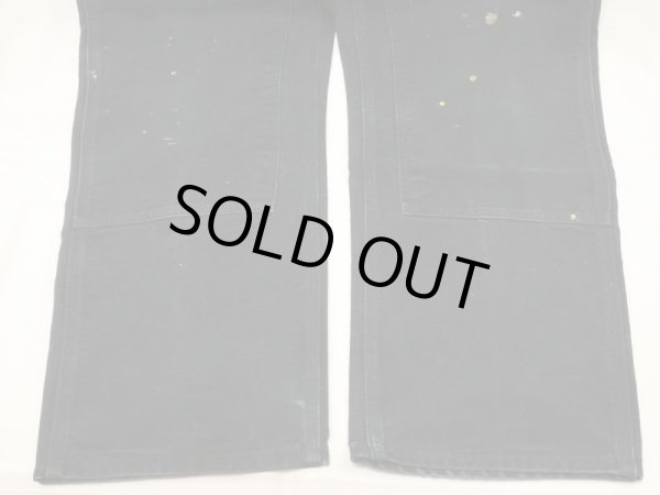 画像8: 00s Carhartt DOUBLE KNEE BLACK DUCK PAINTER WORK PANTS MADE IN USA (8)