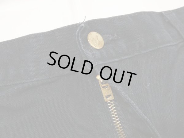 画像5: 00s Carhartt DOUBLE KNEE BLACK DUCK PAINTER WORK PANTS MADE IN USA (5)