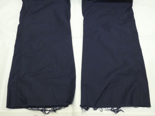画像7: 80s '81 US NAVY USN  UTILITY TROUSERS BAKER PANTS DEAD STOCK  ONE WASH (7)