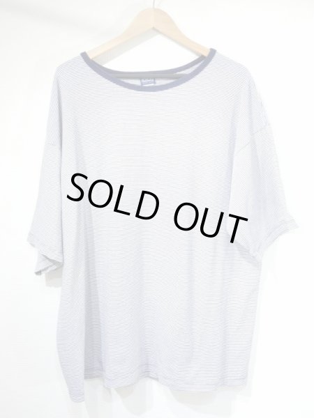 画像1: 80s 90s HONORS STRIPE BORDER T-SHIRT 3X (1)