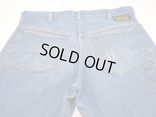 画像11: 60s Old Kentucky DENIM PAINTER WORK PANTS (11)