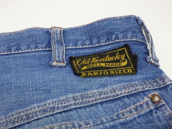 画像12: 60s Old Kentucky DENIM PAINTER WORK PANTS (12)