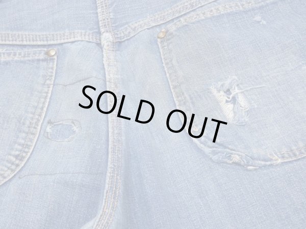 画像13: 60s Old Kentucky DENIM PAINTER WORK PANTS (13)