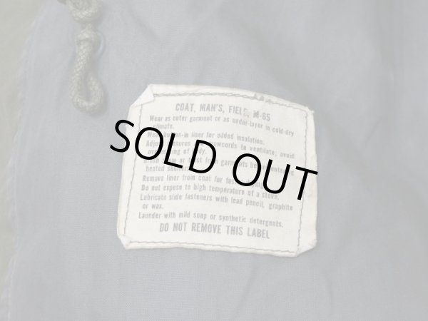 画像12: 60s '68 US AIR FORCE USAF M-65 FIELD JACKET 2nd TYPE GRAY LINING S-R (12)