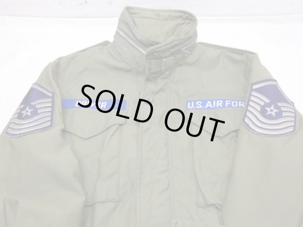 画像3: 60s '68 US AIR FORCE USAF M-65 FIELD JACKET 2nd TYPE GRAY LINING S-R (3)