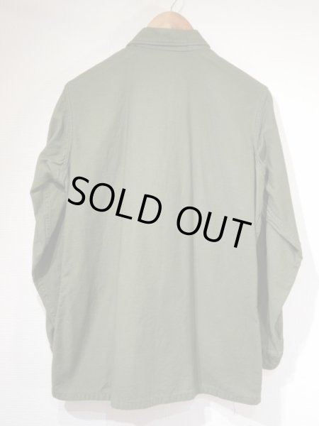 画像2: 60s '68 US ARMY OG-107 COTTON SATEEN UTILITY SHIRT 4th TYPE MINT COND (2)