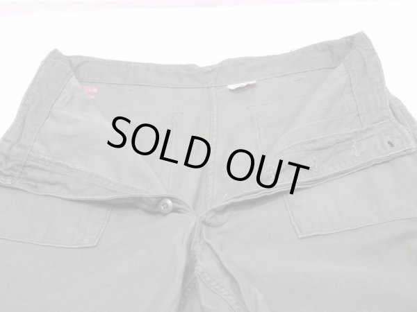 画像6: 70s '75 US ARMY OG-107 UTILITY BAKER PANTS  (6)