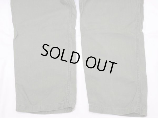 画像9: 70s '75 US ARMY OG-107 UTILITY BAKER PANTS  (9)