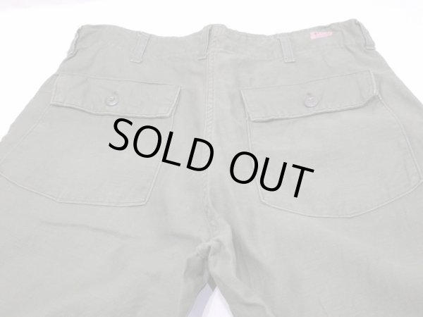 画像11: 70s '75 US ARMY OG-107 UTILITY BAKER PANTS  (11)