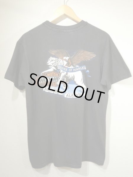 画像2: 80s Hanes HARLEY DAVIDSON ALASKA DEALER BOTH SIDE PRINT T-SHIRT (2)