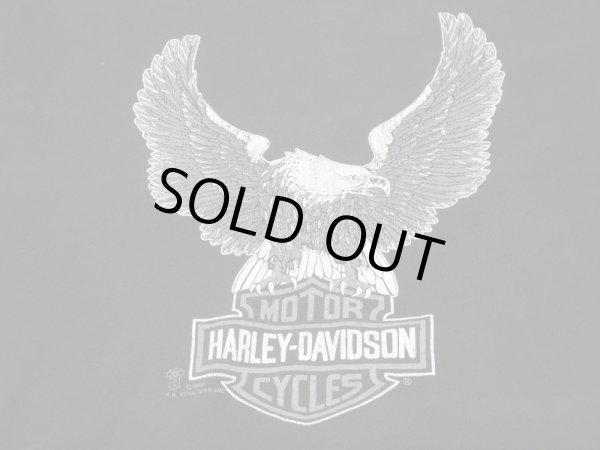 画像6: 80s Hanes HARLEY DAVIDSON ALASKA DEALER BOTH SIDE PRINT T-SHIRT (6)