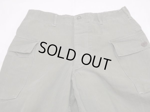 画像4: 40s US ARMY M-43 HBT TWILL UTILITY TROUSERS PANTS (2) (4)