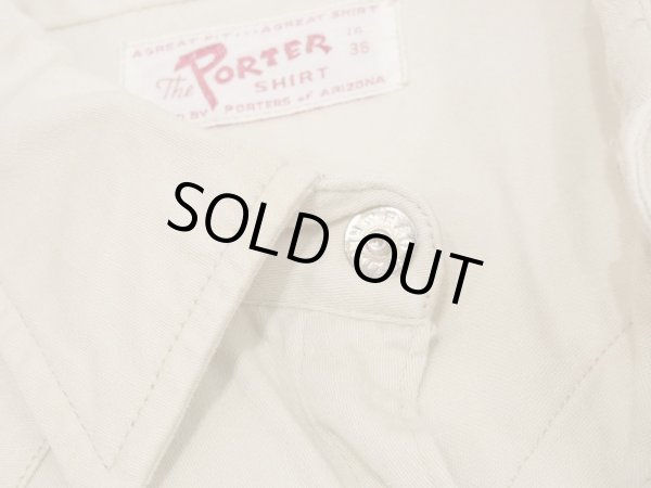 画像5: 60s The PORTER SHIRT COTTON SATIN WESTERN SHIRT (5)