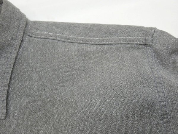 画像5: 40s 50s Rail Chief SALT&PEPPER BLACK CHAMBRAY SHIRT (5)
