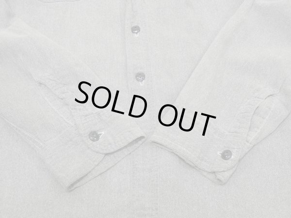 画像11: 40s 50s Rail Chief SALT&PEPPER BLACK CHAMBRAY SHIRT (11)
