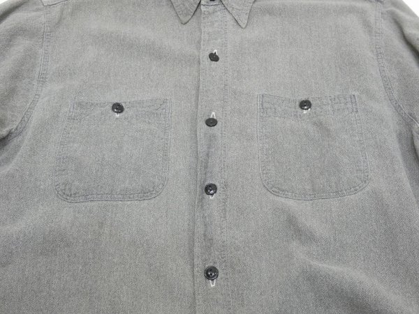 画像6: 40s 50s Rail Chief SALT&PEPPER BLACK CHAMBRAY SHIRT (6)