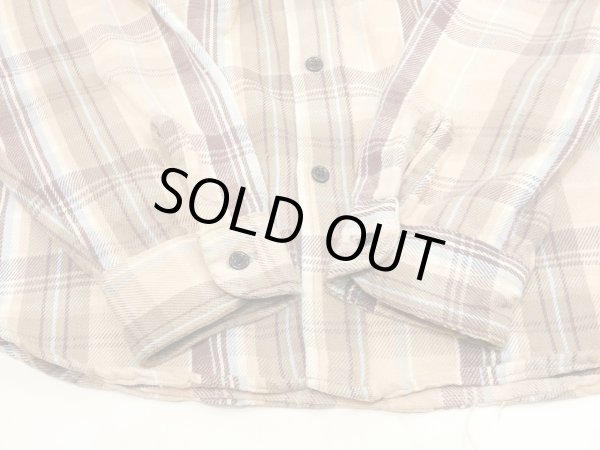 画像8: 70s 80s FIVE BROTHER HEAVY FLANNEL SHIRT MADE IN USA (8)