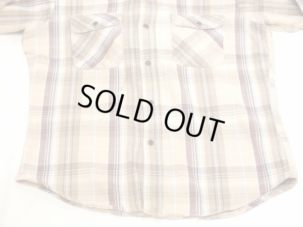 画像7: 70s 80s FIVE BROTHER HEAVY FLANNEL SHIRT MADE IN USA (7)