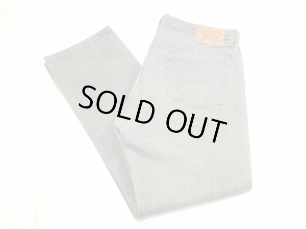 画像3: 80s Levi's 501-0636 YARN DYED GRAY DENIM PANTS MADE IN USA (3)