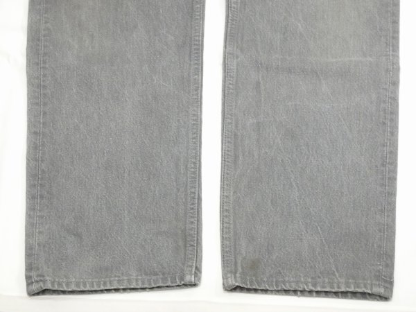 画像9: 80s Levi's 501-0636 YARN DYED GRAY DENIM PANTS MADE IN USA (9)