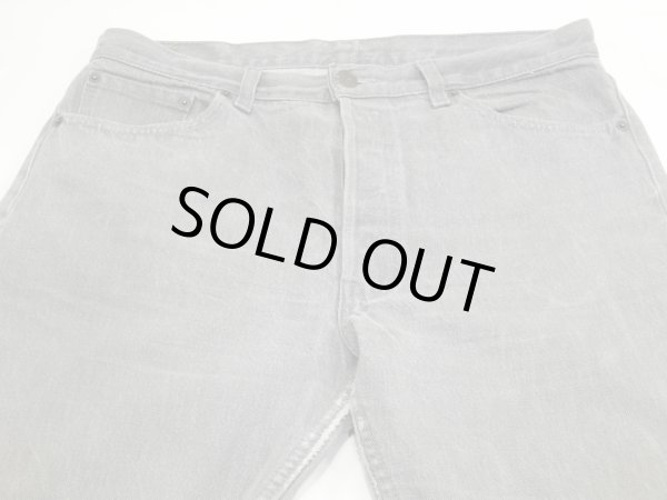 画像4: 80s Levi's 501-0636 YARN DYED GRAY DENIM PANTS MADE IN USA (4)