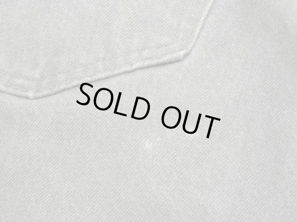 画像13: 80s Levi's 501-0636 YARN DYED GRAY DENIM PANTS MADE IN USA (13)