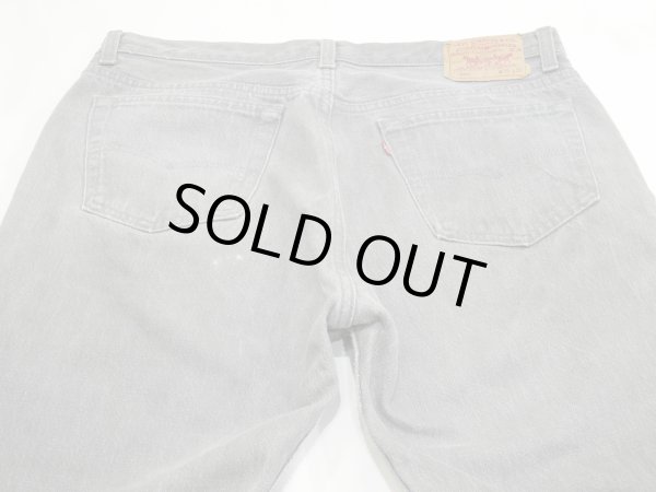 画像11: 80s Levi's 501-0636 YARN DYED GRAY DENIM PANTS MADE IN USA (11)