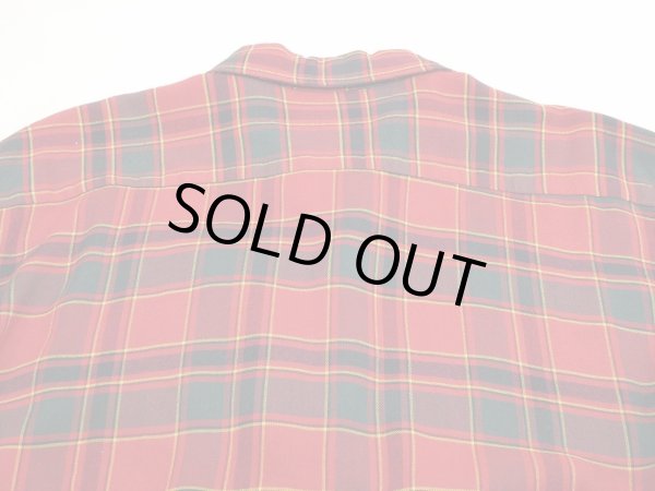 画像8: 60s ROYAL KNIGHT PLAID OPEN COLLAR SHIRT (8)