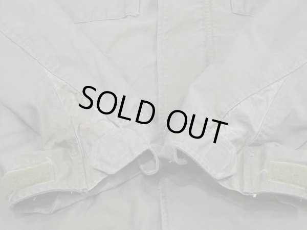 画像11: 60s US ARMY M-65 COTTON SATEEN OG-107 FIELD JACKET 1ST TYPE with CAPTAIN PATCH (11)