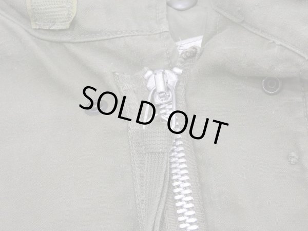 画像5: 60s US ARMY M-65 COTTON SATEEN OG-107 FIELD JACKET 1ST TYPE with CAPTAIN PATCH (5)